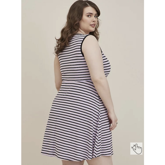 Torrid Mini Jersey Button-Front Dress - Picture 2 of 5